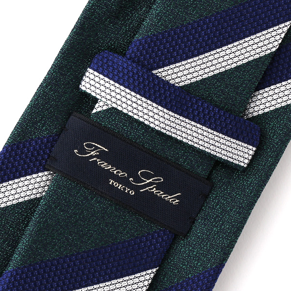 ネクタイ 無地 グリーン 緑色 日本製 シルク100% 結婚式 プレゼント フォーマル Franco Spada(フランコ スパダ)