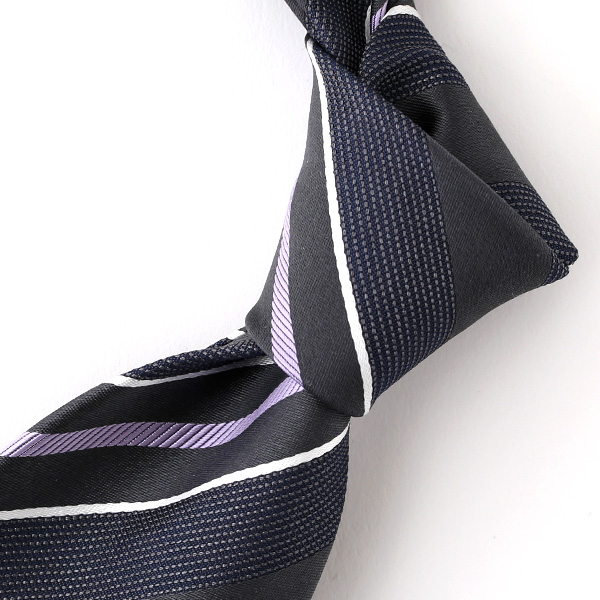  ネクタイ 無地 パープル 紫色 日本製 シルク100% 結婚式 プレゼント フォーマル Franco Spada(フランコ スパダ)