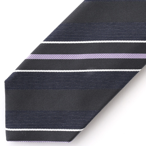  ネクタイ 無地 パープル 紫色 日本製 シルク100% 結婚式 プレゼント フォーマル Franco Spada(フランコ スパダ)