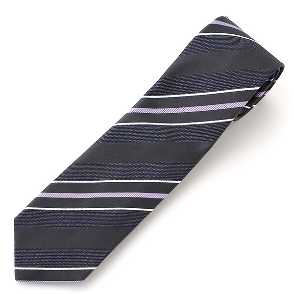  ネクタイ 無地 パープル 紫色 日本製 シルク100% 結婚式 プレゼント フォーマル Franco Spada(フランコ スパダ)