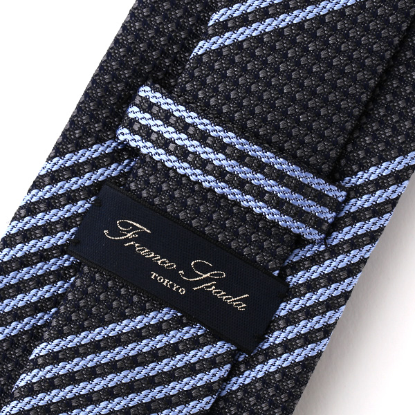  ネクタイ 無地 グレー グレイ 灰色 日本製 シルク100% 結婚式 プレゼント フォーマル Franco Spada(フランコ スパダ)