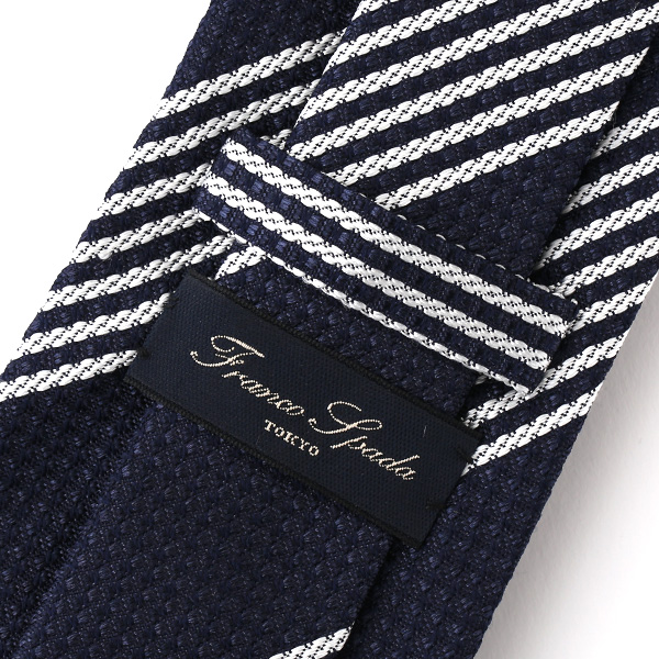  ネクタイ 無地 ブルー ネイビー 青色 日本製 シルク100% 結婚式 プレゼント フォーマル Franco Spada(フランコ スパダ)