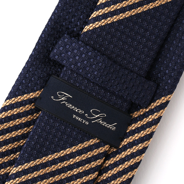  ネクタイ 無地 ブルー ネイビー 青色 日本製 シルク100% 結婚式 プレゼント フォーマル Franco Spada(フランコ スパダ)