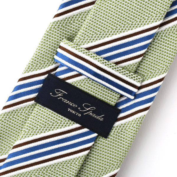  ネクタイ 無地 グリーン 緑色 日本製 シルク100% 結婚式 プレゼント フォーマル Franco Spada(フランコ スパダ)