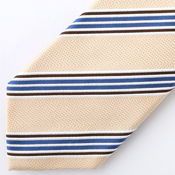  ネクタイ 無地 イエロー 黄色 日本製 シルク100% 結婚式 プレゼント フォーマル Franco Spada(フランコ スパダ)