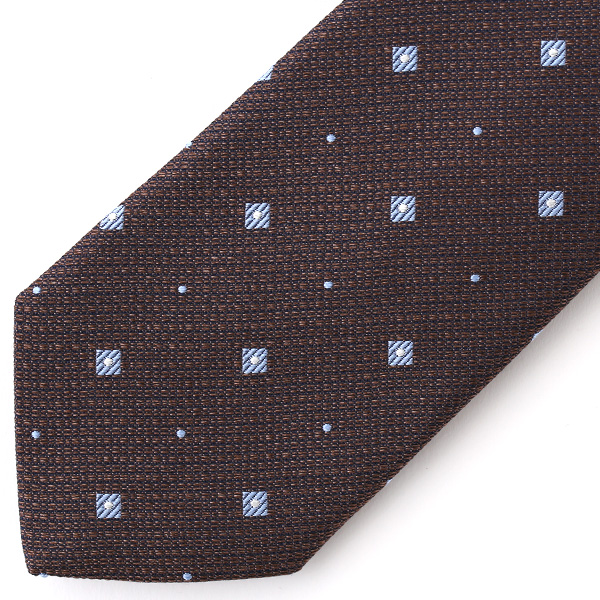  ネクタイ 無地 ブラウン 茶 茶色 日本製 シルク100% 結婚式 プレゼント フォーマル Franco Spada(フランコ スパダ)