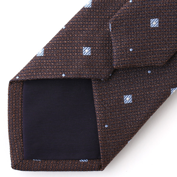  ネクタイ 無地 ブラウン 茶 茶色 日本製 シルク100% 結婚式 プレゼント フォーマル Franco Spada(フランコ スパダ)