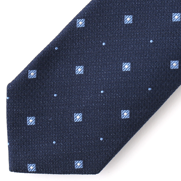  ネクタイ 無地 ブルー ネイビー 青色 日本製 シルク100% 結婚式 プレゼント フォーマル Franco Spada(フランコ スパダ)