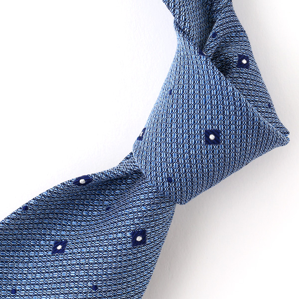  ネクタイ 無地 ブルー ネイビー 青色 日本製 シルク100% 結婚式 プレゼント フォーマル Franco Spada(フランコ スパダ)