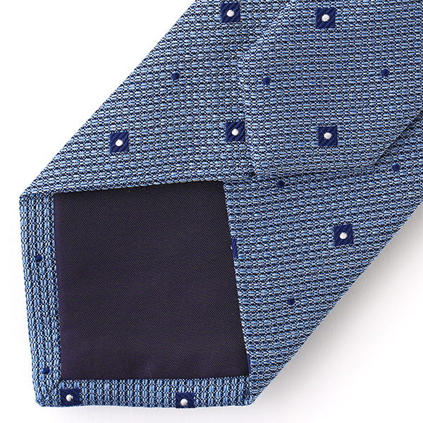  ネクタイ 無地 ブルー ネイビー 青色 日本製 シルク100% 結婚式 プレゼント フォーマル Franco Spada(フランコ スパダ)
