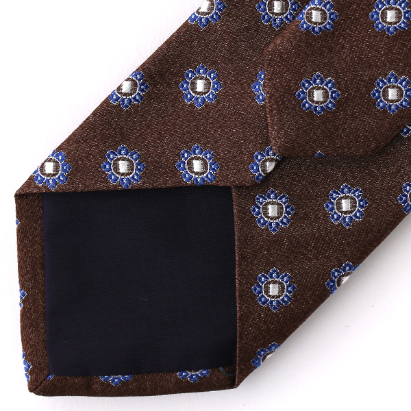  ネクタイ 無地 ブラウン 茶 茶色 日本製 シルク100% 結婚式 プレゼント フォーマル Franco Spada(フランコ スパダ)