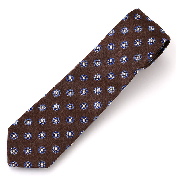  ネクタイ 無地 ブラウン 茶 茶色 日本製 シルク100% 結婚式 プレゼント フォーマル Franco Spada(フランコ スパダ)