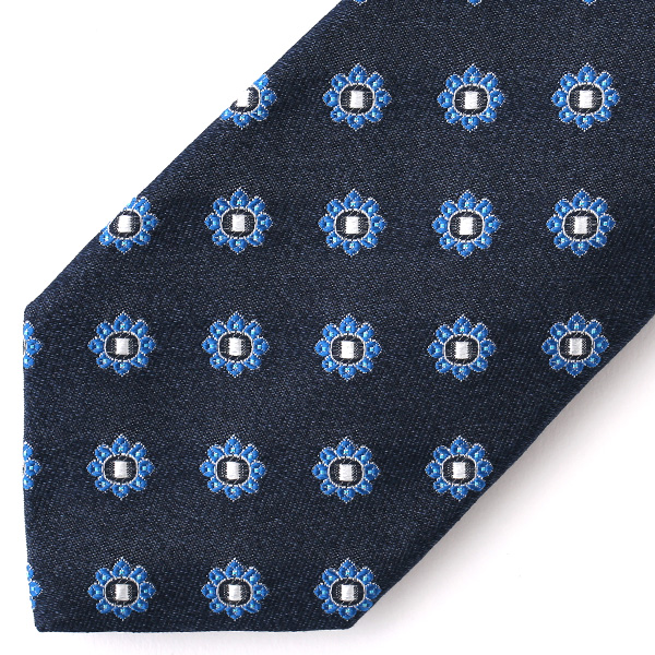  ネクタイ 無地 ブルー ネイビー 青色 日本製 シルク100% 結婚式 プレゼント フォーマル Franco Spada(フランコ スパダ)