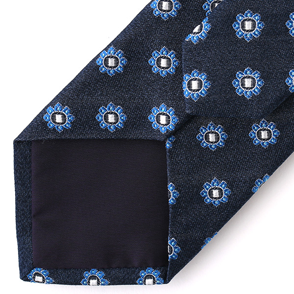  ネクタイ 無地 ブルー ネイビー 青色 日本製 シルク100% 結婚式 プレゼント フォーマル Franco Spada(フランコ スパダ)