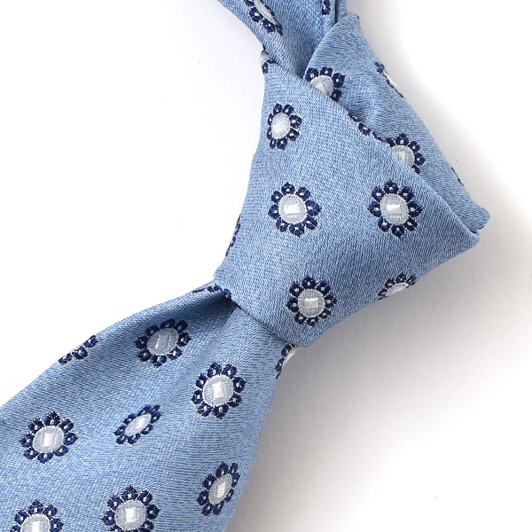  ネクタイ 無地 ブルー ネイビー 青色 日本製 シルク100% 結婚式 プレゼント フォーマル Franco Spada(フランコ スパダ)