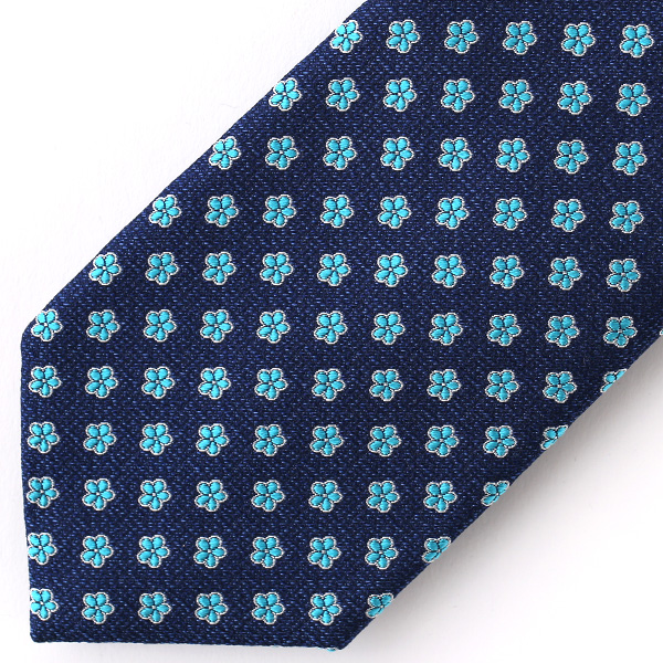  ネクタイ 無地 ブルー ネイビー 青色 日本製 シルク100% 結婚式 プレゼント フォーマル Franco Spada(フランコ スパダ)