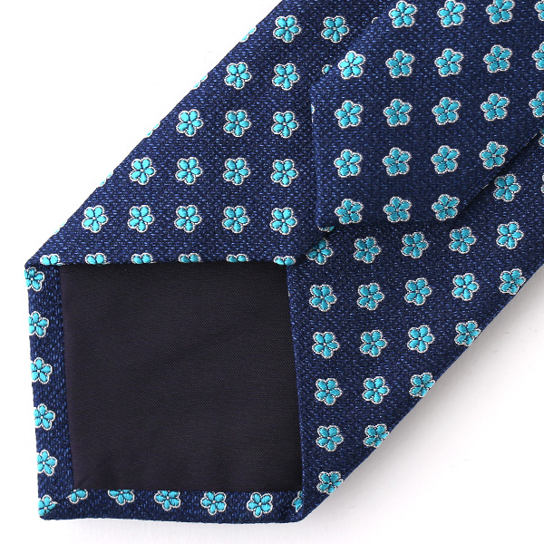  ネクタイ 無地 ブルー ネイビー 青色 日本製 シルク100% 結婚式 プレゼント フォーマル Franco Spada(フランコ スパダ)