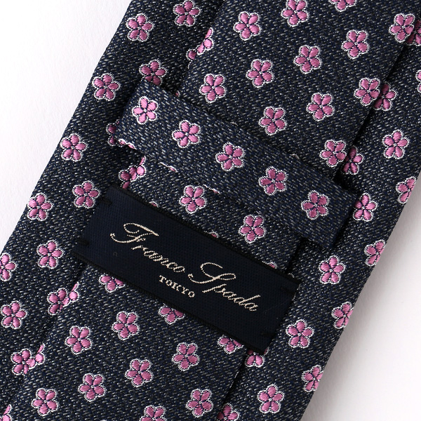  ネクタイ 無地 パープル 紫色 日本製 シルク100% 結婚式 プレゼント フォーマル Franco Spada(フランコ スパダ)