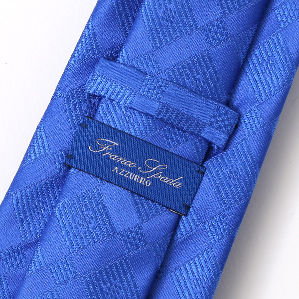  ネクタイ ブランド 高級 西陣織 メンズ 国産 高品質 無地 柄 おしゃれ ギフト ブルー ネイビー 青色 日本製 シルク100% 結婚式 プレゼント フォーマル Franco Spada(フランコ スパダ)