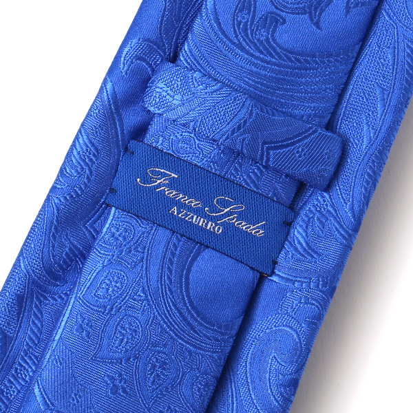  ネクタイ ブランド 高級 西陣織 メンズ 国産 高品質 無地 柄 おしゃれ ギフト ブルー ネイビー 青色 日本製 シルク100% 結婚式 プレゼント フォーマル Franco Spada(フランコ スパダ)