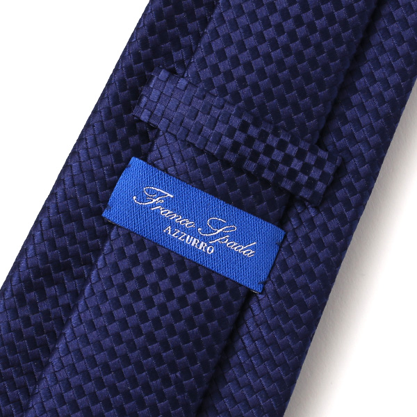  ネクタイ ブランド 高級 西陣織 メンズ 国産 高品質 無地 柄 おしゃれ ギフト ブルー ネイビー 青色 日本製 シルク100% 結婚式 プレゼント フォーマル Franco Spada(フランコ スパダ)