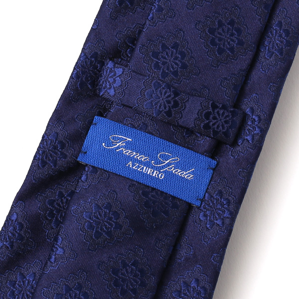  ネクタイ ブランド 高級 西陣織 メンズ 国産 高品質 無地 柄 おしゃれ ギフト ブルー ネイビー 青色 日本製 シルク100% 結婚式 プレゼント フォーマル Franco Spada(フランコ スパダ)