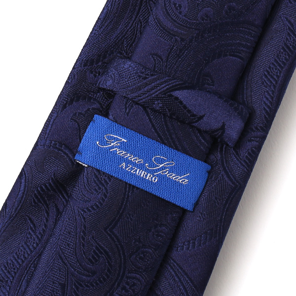 ネクタイ ブランド 高級 西陣織 メンズ 国産 高品質 無地 柄 おしゃれ ギフト ブルー ネイビー 青色 日本製 シルク100% 結婚式 プレゼント フォーマル Franco Spada(フランコ スパダ)