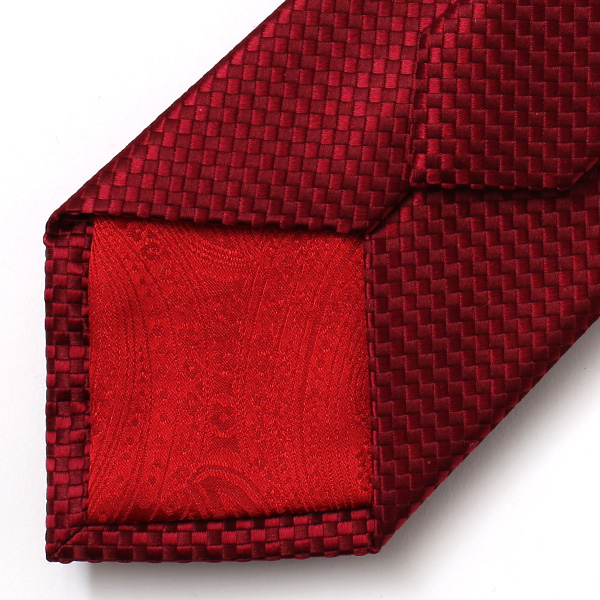  ネクタイ ブランド 高級 西陣織 メンズ 国産 高品質 無地 柄 おしゃれ ギフト ビジネス レッド ワイン 赤色 日本製 シルク100% 結婚式 プレゼント フォーマル Franco Spada(フランコ スパダ)