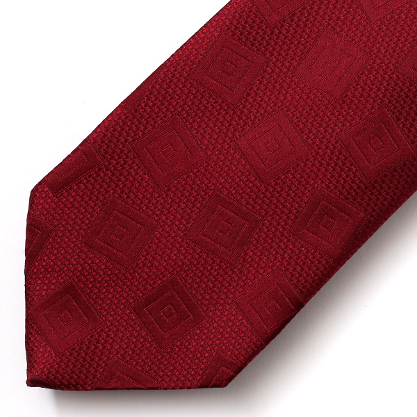  ネクタイ ブランド 高級 西陣織 メンズ 国産 高品質 無地 柄 おしゃれ ギフト ビジネス レッド ワイン 赤色 日本製 シルク100% 結婚式 プレゼント フォーマル Franco Spada(フランコ スパダ)