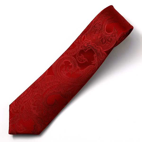  ネクタイ ブランド 高級 西陣織 メンズ 国産 高品質 無地 柄 おしゃれ ギフト ビジネス レッド ワイン 赤色 日本製 シルク100% 結婚式 プレゼント フォーマル Franco Spada(フランコ スパダ)