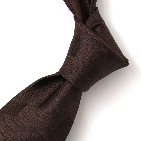  ネクタイ ブランド 高級 西陣織 メンズ 国産 高品質 無地 柄 おしゃれ ギフト ブラウン 茶 茶色 日本製 シルク100% 結婚式 プレゼント フォーマル Franco Spada(フランコ スパダ)