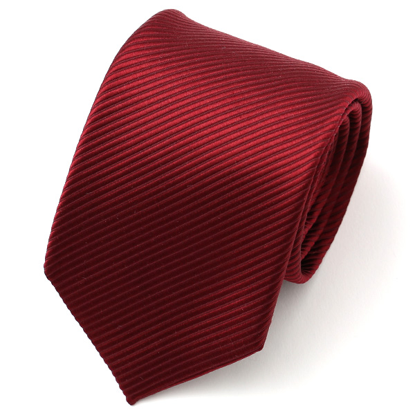 フランコ スパダ(Franco Spada) ネクタイ 無地 レッド