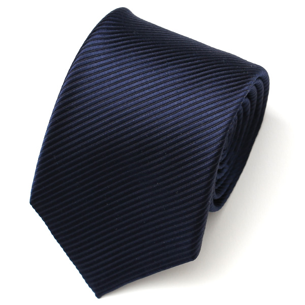 フランコ スパダ(Franco Spada) ネクタイ 無地 ネイビー