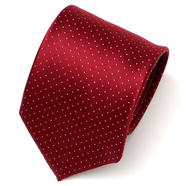 フランコ スパダ(Franco Spada) ネクタイ ドット 小 レッド