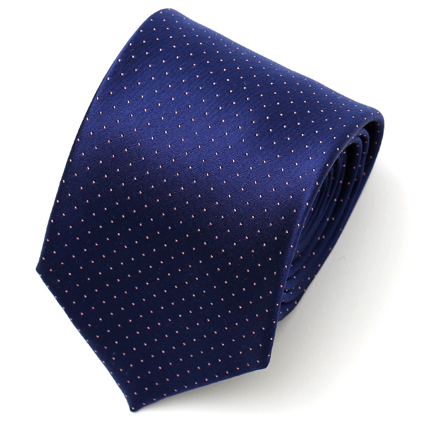 フランコ スパダ(Franco Spada) ネクタイ ドット 小 ネイビーB