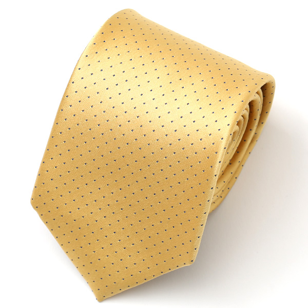 フランコ スパダ(Franco Spada) ネクタイ ドット 小 イエロー