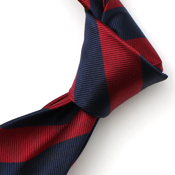  ネクタイ ストライプ シルク おしゃれ 日本製 ブランド レジメンタル シンプル メンズ ストライプ レッド ワイン 赤色 披露宴 結婚式 男性用 誕生日 クリスマス プレゼント 国産 高級 西陣織 フランコ スパダ(Franco Spada)