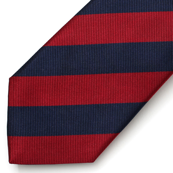  ネクタイ ストライプ シルク おしゃれ 日本製 ブランド レジメンタル シンプル メンズ ストライプ レッド ワイン 赤色 披露宴 結婚式 男性用 誕生日 クリスマス プレゼント 国産 高級 西陣織 フランコ スパダ(Franco Spada)