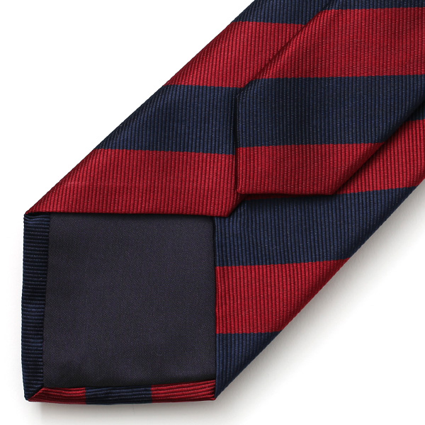  ネクタイ ストライプ シルク おしゃれ 日本製 ブランド レジメンタル シンプル メンズ ストライプ レッド ワイン 赤色 披露宴 結婚式 男性用 誕生日 クリスマス プレゼント 国産 高級 西陣織 フランコ スパダ(Franco Spada)