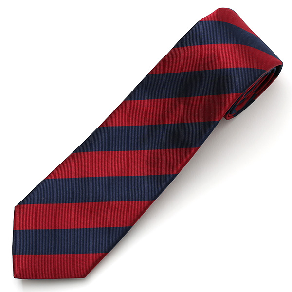  ネクタイ ストライプ シルク おしゃれ 日本製 ブランド レジメンタル シンプル メンズ ストライプ レッド ワイン 赤色 披露宴 結婚式 男性用 誕生日 クリスマス プレゼント 国産 高級 西陣織 フランコ スパダ(Franco Spada)