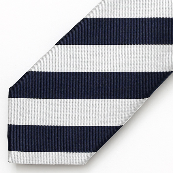 ネクタイ ストライプ シルク おしゃれ 日本製 ブランド レジメンタル シンプル メンズ ストライプ ブルー ネイビー 青色 披露宴 結婚式 男性用 誕生日 クリスマス プレゼント 国産 高級 西陣織 フランコ スパダ(Franco Spada)