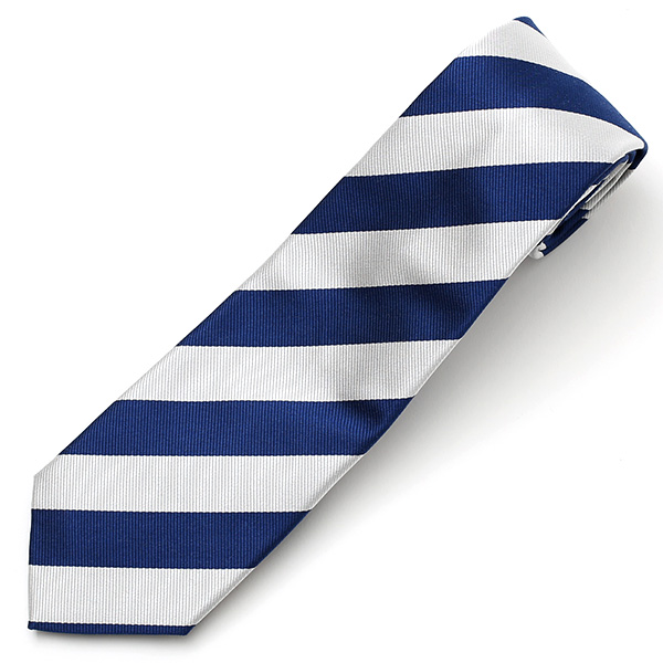  ネクタイ ストライプ シルク おしゃれ 日本製 ブランド レジメンタル シンプル メンズ ストライプ ブルー ネイビー 青色 披露宴 結婚式 男性用 誕生日 クリスマス プレゼント 国産 高級 西陣織 フランコ スパダ(Franco Spada)