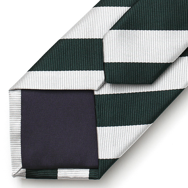 ネクタイ ストライプ シルク おしゃれ 日本製 ブランド レジメンタル シンプル メンズ ストライプ グリーン 緑色 披露宴 結婚式 男性用 誕生日 クリスマス プレゼント 国産 高級 西陣織 フランコ スパダ(Franco Spada)