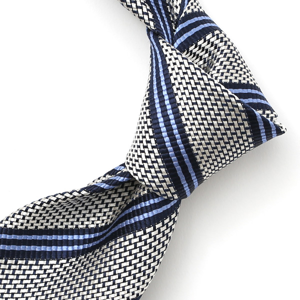  ネクタイ おしゃれ ストライプ プレゼント ブランド メンズ 無地 シンプル レジメンタル 柄 シルク 100％ グレー グレイ 灰色 20代 30代 40代 50代 ビジネス 西陣織 国産 高級 ブランド フランコ スパダ(Franco Spada)