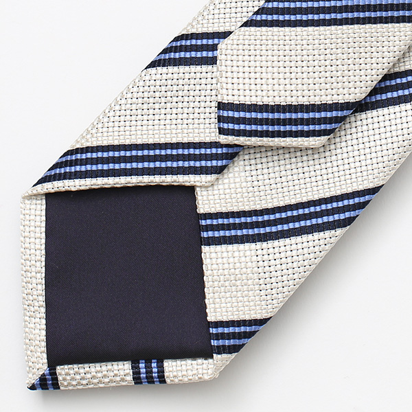  ネクタイ おしゃれ ストライプ プレゼント ブランド メンズ 無地 シンプル レジメンタル 柄 シルク 100％ ホワイト 白色 20代 30代 40代 50代 ビジネス 西陣織 国産 高級 ブランド フランコ スパダ(Franco Spada)