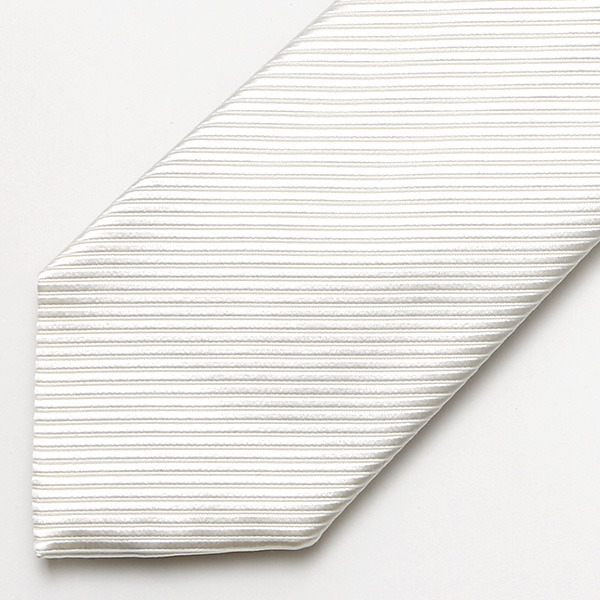  ネクタイ 結婚式 披露宴 フォーマル 無地 シルク100％ 冠婚葬祭 ビジネス ネクタイ おしゃれ ブランド ホワイト 白色 日本製 国産 30代 40代 50代 紳士 京都 上品 高級 絹 西陣織 フランコ スパダ(Franco Spada)