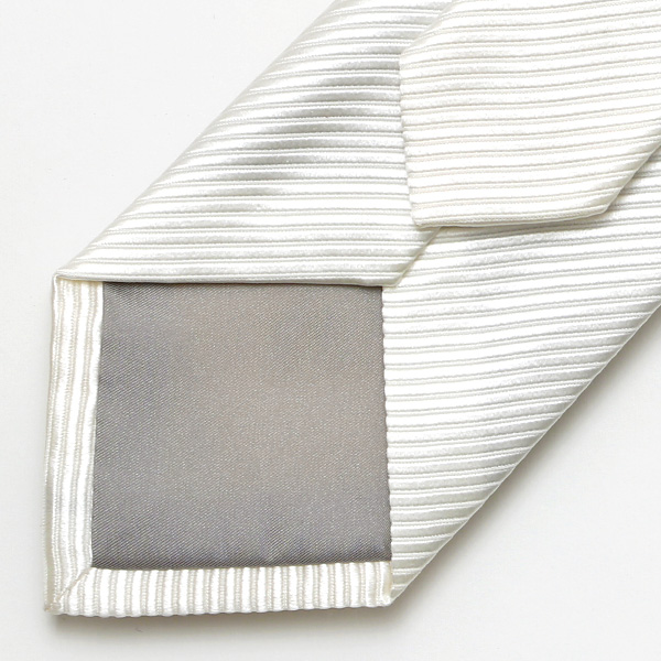  ネクタイ 結婚式 披露宴 フォーマル 無地 シルク100％ 冠婚葬祭 ビジネス ネクタイ おしゃれ ブランド ホワイト 白色 日本製 国産 30代 40代 50代 紳士 京都 上品 高級 絹 西陣織 フランコ スパダ(Franco Spada)