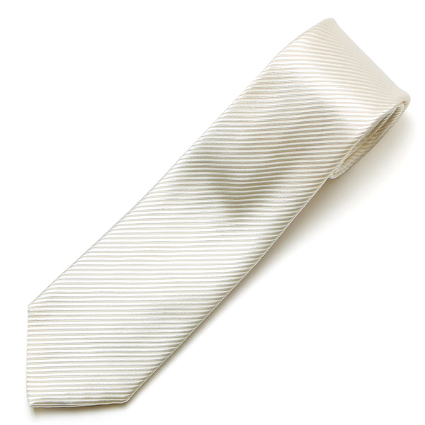  ネクタイ 結婚式 披露宴 フォーマル 無地 シルク100％ 冠婚葬祭 ビジネス ネクタイ おしゃれ ブランド ホワイト 白色 日本製 国産 30代 40代 50代 紳士 京都 上品 高級 絹 西陣織 フランコ スパダ(Franco Spada)