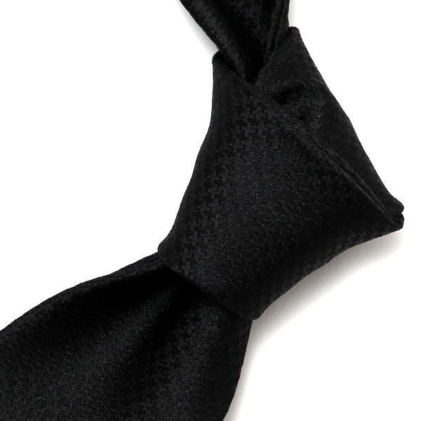  ネクタイ 結婚式 披露宴 フォーマル 無地 シルク100％ 冠婚葬祭 ビジネス メンズ ネクタイ かっこいい ブラック 黒 黒色 日本製 国産 30代 40代 50代 紳士 京都 上品 高級 絹 西陣織 フランコ スパダ(Franco Spada)