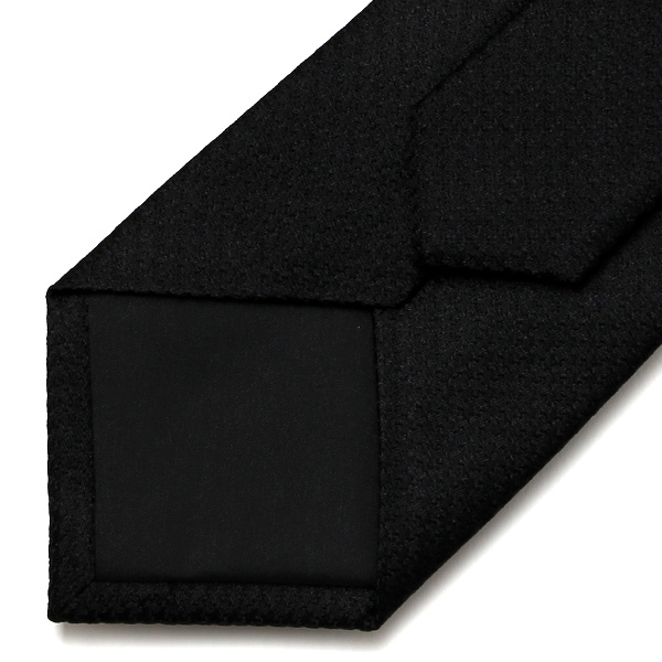  ネクタイ 結婚式 披露宴 フォーマル 無地 シルク100％ 冠婚葬祭 ビジネス メンズ ネクタイ かっこいい ブラック 黒 黒色 日本製 国産 30代 40代 50代 紳士 京都 上品 高級 絹 西陣織 フランコ スパダ(Franco Spada)